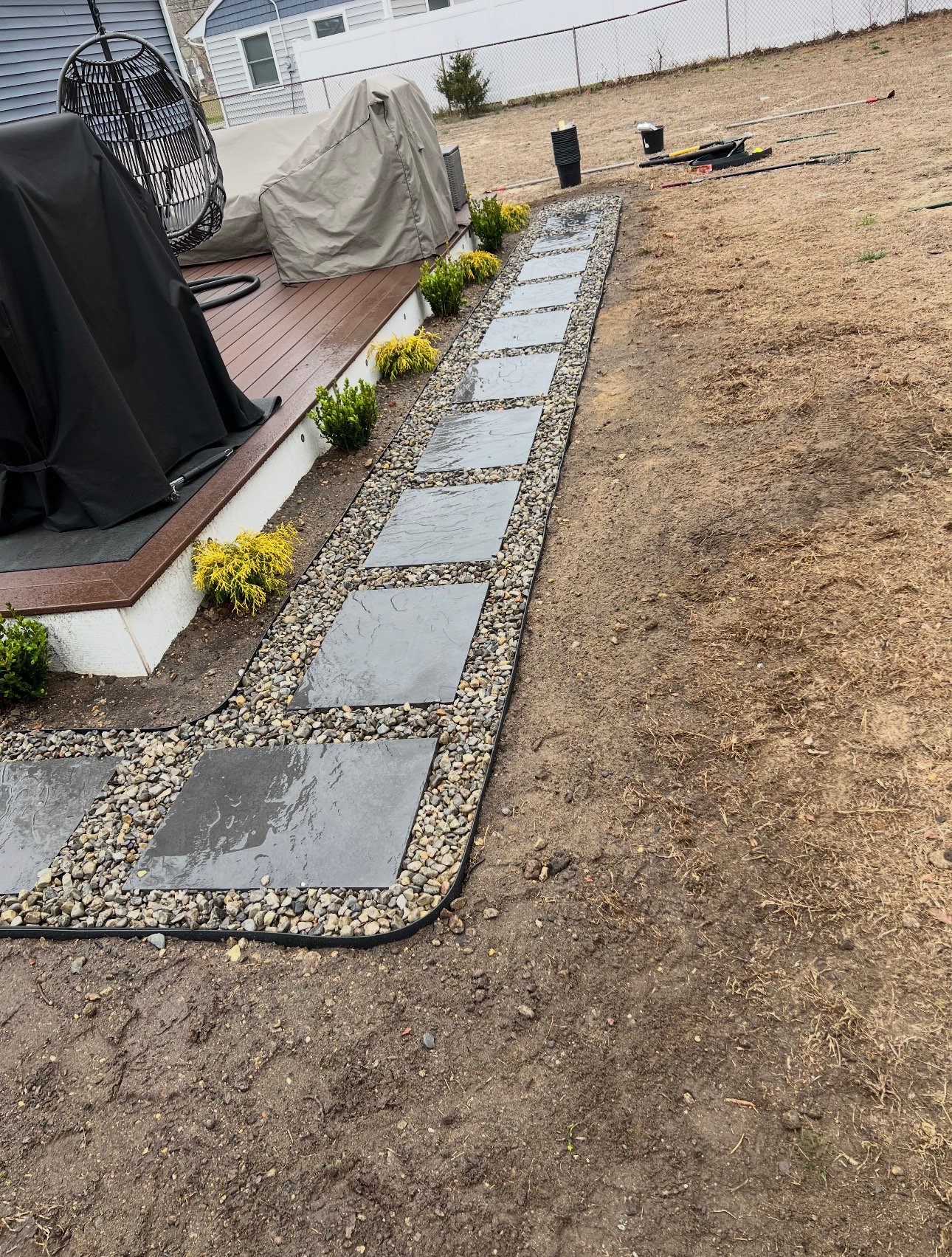 Pathway after installation